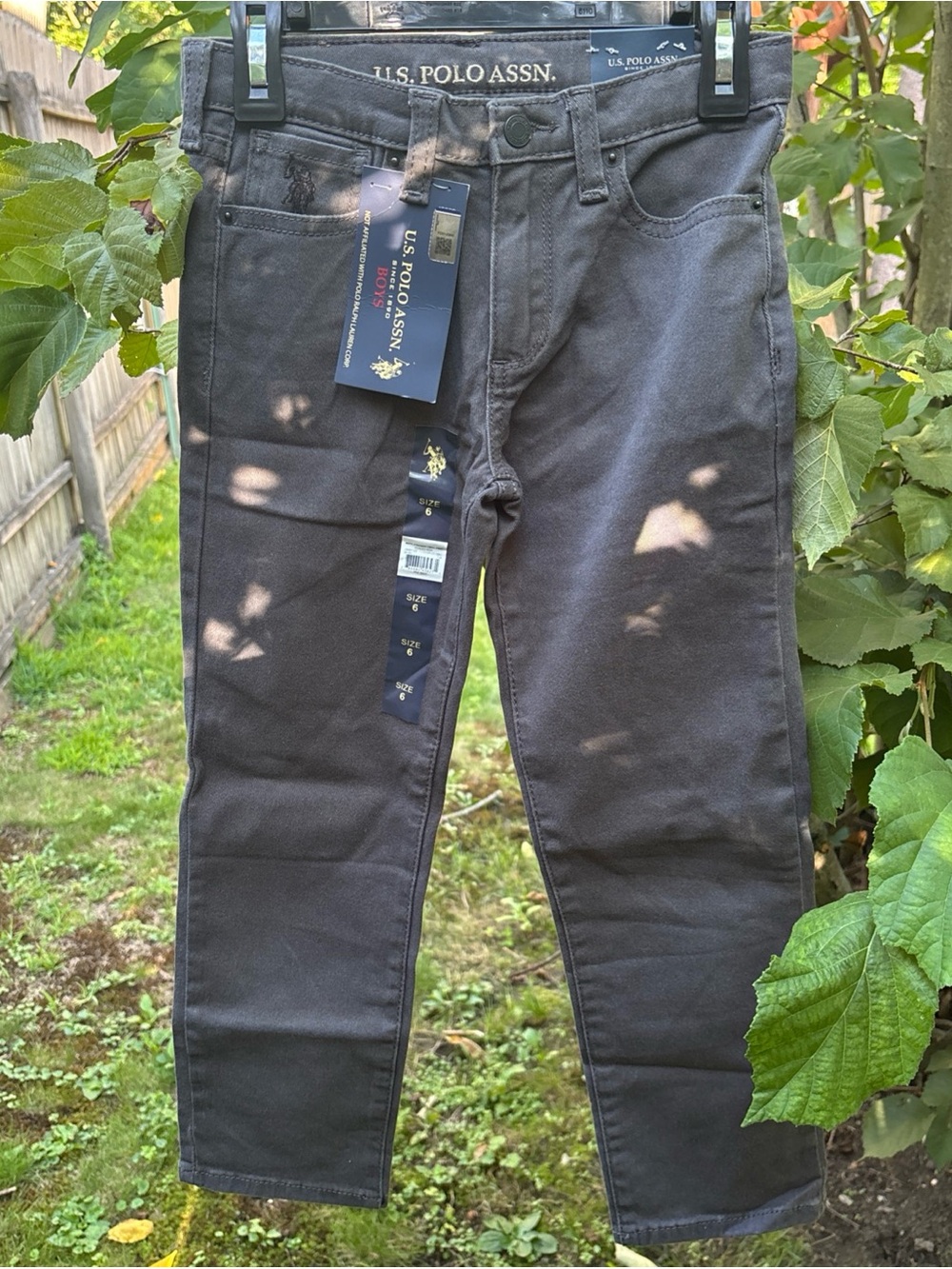U.S. Polo Assn. Men's Slim Jeans - Charcoal Gray